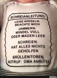 100 neue spruche mit bildern verpasse. Baby Schreianleitung Lustige Bilder Spruche Witze Echt Lustig