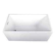 24 items 36 items 48 items. Aqua Eden Vtsq512823 51 Inch Acrylic Freestanding Tub With Drain White Walmart Com Walmart Com