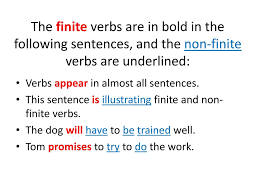 More images for non infinitive verb examples » Finite And Non Finite Verbs Ppt Download