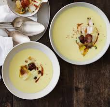 Selleriesuppe Mit Chicoree Und Maronen Rezept Sellerie Suppe Maronen Rezepte Und Maronen