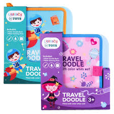 Portable Water Drawing Book With Magic Pen Travel Doodle Book Reusable Kids Baby Educational Toys Letter Number Early Learning Drawing Toys Aliexpress
