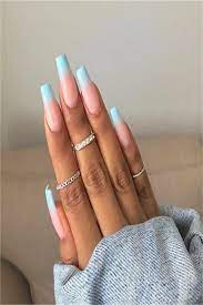 30 Stunning Long Nail Art Designs Ideas Fashonails Cotton Candy Nails Long Nails Coffin Nails Designs