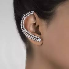 Ear cuffs are the earring that does not require a piercing. How To Put On An Ear Cuff Earring Quora