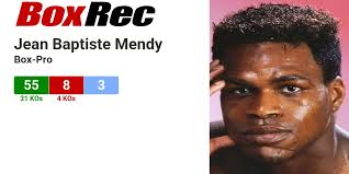 BoxRec: Jean Baptiste Mendy