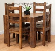 Get free shipping on qualified rustic dining room sets or buy online pick up in store today in the furniture department. Rustic Farm 90cm Dining Table 4 Rustic Farm Chairs Rustic Kitchen Table Sets Kitchen Table Settings Rustic Kitchen Tables
