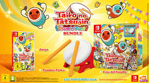 Juegos de switch en japón con español (o inglés). Taiko No Tatsujin Drun N Fun Pack Con Tambor Nintendo Switch Game Es