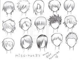 Because of this, manga artists have developed a special method of simplifying hair. 35 Great Style Anime Boy Hairstyle Drawing