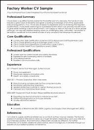 However, relating your goals to your profession is necessary to sound convincing. Production Assistant Job Description Resume Best Of Factory Worker Cv Sample Myperfectcv Resume Objective For Plant Worker Resume Bartender Job Responsibilities Resume Resume Sample For General Manager Position Putting Mcdonalds On A