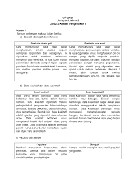 Secara umum, pengertian sampel adalah sebagian dari karakteristik dan jumlah yang dipunyai oleh populasi tersebut, atau merupakan bagian kecil yang diambil dari anggota populasi. Https Pdfcoffee Com Download Gb6023 Tugasan 2 Pdf Free Html