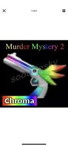 Then you will be able to redeem the new codes. Roblox Murder Mystery 2 Mm2 Chroma Lightbringer Godly Gun Pic And Code Cheap Ebay