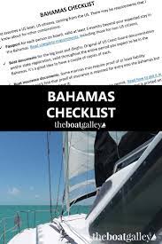 Taking Your Boat To The Bahamas Checklist The Boat Galley Bahamas Bahamas Travel Boat