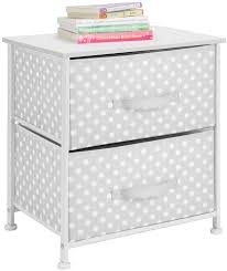 See more ideas about kids bedroom, chest of drawers, drawers. Mdesign Chest Of Drawers Childrens Bedroom Storage System With 2 Drawers And Flat Top Nursery Storage Unit With Polka Dot Design Grey White Children S Furniture Furniture