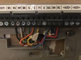 If changing out a trane thermostat, just mark the wires and replace them where they came off. Hvac Talk Heating Air Refrigeration Discussion