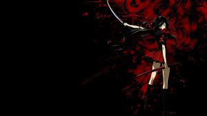 1920x1200 artwork, fantasy art, anime, cyborg, music, speakers, disc jockey, red, redhead, redjuice, original characters wallpapers hd / desktop and mobile. Dark Sword Dark Hair Anime Girls Red Anime 1920x1080 Uhd Wallpapers Walldump Free Hd And Uhd Wallpapers