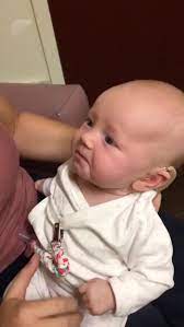 Baby Hold Back Tears Once She Hears Her Mother S Voice For The First Time Crying Kids Funny Videos For Kids Funny Babies