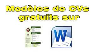 Create your best work with word templates when you get microsoft® word! Comment Faire Un Cv Sur Word Exemple Cv Doc Simple Moderne Youtube