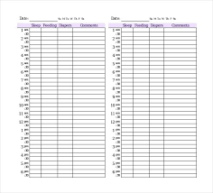 Hand Picked Baby Feeding And Sleeping Chart 2019