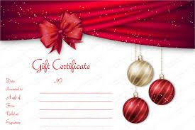 Gift card template free christmas. 40 Awesome Christmas Gift Certificate Templates To End 2021