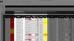 The very similar way, these register templates also have same. Risk Template In Excel Training Overview Risk Register Tab