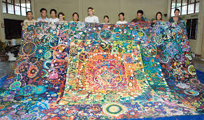 Community Service Learning Project In Thailand For Sealnet Members From Stanford University Circ Collaborative Art Circle Painting Collaborative Art Projects