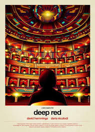 Twitter Red Art Print Film Poster Design Deep Red