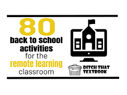 Above all though, remember that helping our kids have the most loving and warm coronavirus experience as we can is a valuable. 80 Back To School Activities For The Remote Learning Classroom Ditch That Textbook