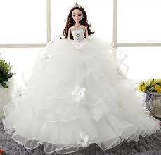 Princess wedding classic or unusual. Barbie Princess Dolls Wedding Bride Doll In Dress Birthday Wishes Doll For Girls And For Wedding Gift Wish