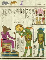 Egyptian Superhero Hieroglyphics The Mary Sue Tmnt Art Geek Art Tmnt