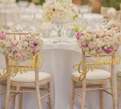 Bride Groom Wedding Chair Sign For Reception Chiavari Wedding Reception Chairs Wedding Chair Signs Wedding Chairs