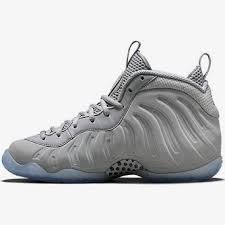 Wolf Grey Foam Posites Running Shoes Nike Sneaker Head Dream Shoes