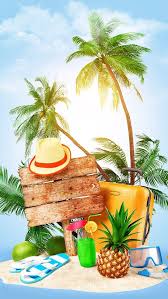 Лето с природой на телефон. Oboi Iphone Wallpaper Summer Tropicheskie Plyazhi Oboi Izobrazheniya Fruktov