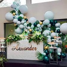 A Beautiful Display And Colors For Alexandera S Christening Boutiqueballoons Melbourne Hazalmemori Birthday Decorations Baby Shower Diy Party Decorations