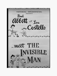 Abbott and Costello Meet The Invisible Man opening credits" Sticker for  Sale by Jenniferkate72 | Redbubble