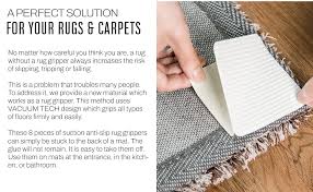 Buy top selling products like bee & willow™ home laurel medallion runner in beige/grey and nourison™ aloha flora burst 7 feet 10 inch x 10 feet 6 inch indoor/outdoor area rug. Amazon Com Rug Grippers 8 Pcs Non Slip Washable Rug Gripper Vacuum Tech New Materials To Anti Curling Rug Pad Keep Your Rug In Place Make Corner Flat And Easily