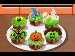 Juegos de halloween como pareja de halloween vestir, pizza lista, fiesta de halloween, niñera de halloween, diego de compras. Cupcakes Halloween Juegos De Cocina Youtube