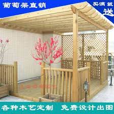 戶外防腐木葡萄架碳化木陽臺雨棚庭院涼亭爬藤架花架車庫廊架 outdoor structures pergola outdoor