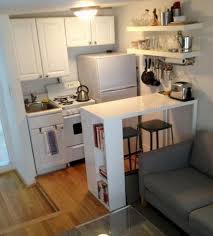 Inspiring Decor Ideas For Small Apartments Creating An Illusion Of Space Small Apartment Kitchen Studio Apartment Kitchen Kitchen Design Small
