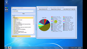 how to use hard drive pie chart software