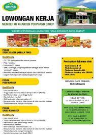 Haii sahabat prima,kini *prima freshmart* hadir di kedungwuni tepatnya sebelah selatan toko purimas. Walk In Interview Prima Freshmart Serang Ayo Daftar Sebelum Jam 12 Malam Atmago