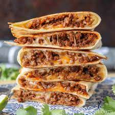 Cheesy Ground Beef Quesadillas Girl Heart Food