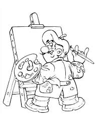 Coloring Page Professions Professions Coloring Pages Cool Coloring Pages Painting Patterns
