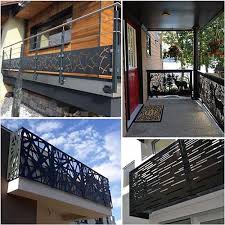 La tôle sur toute la hauteur représente également une excellente sécurité et protège. Tole Perforee 5 Idees Design Personnalisees Pour L Exterieur