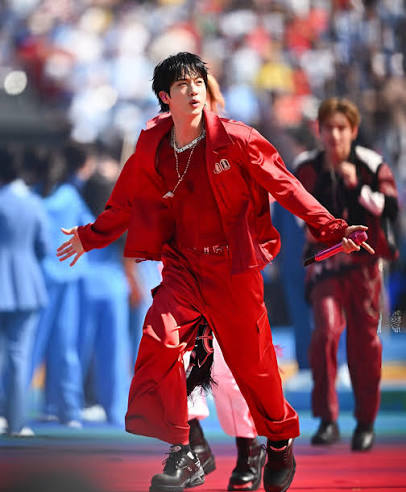 Jin at the FIFA World Cup 2026 ⚽️🏆 #Jin #BTS #FIFAWorldCup