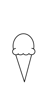Black And White Cartoon Picture Of Ice Cream Pin De Lucka Regrad Em Risunki Poetapno Desenhos Faceis Desenhos De Objetos Sorvetes Desenho