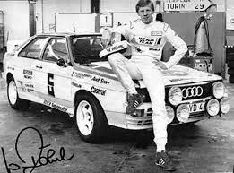 The Four Legendary Audi Drivers Audi Ur Quattro Group B W Walter Rohrl Audi Quattro Audi Motor