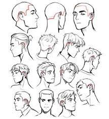 Drawing Hair Male Drawing Hair Cartoon Tutorial Drawing Male Hair Hair Reference