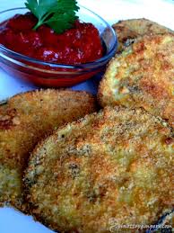 Better Than Fried Eggplant Parmesan Appetizers So Great I Served This With Fresh Pasta And Marinara Easy And Rath Recipes Food Parmesan Appetizers