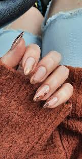 20 fall / autumn nail art designs & ideas 2019. 22 Stunning Fall Nail Ideas For Autumn 2020 Copper On Nude Nails