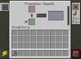 The first thing you have to do is to place 15 oak blocks on the ground and place five more at the top of the middle row. Precision Sawmill Official Mekanism Wiki