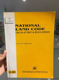 We did not find results for: National Land Code Act 56 Of 1965 Regulations Textbooks On Carousell